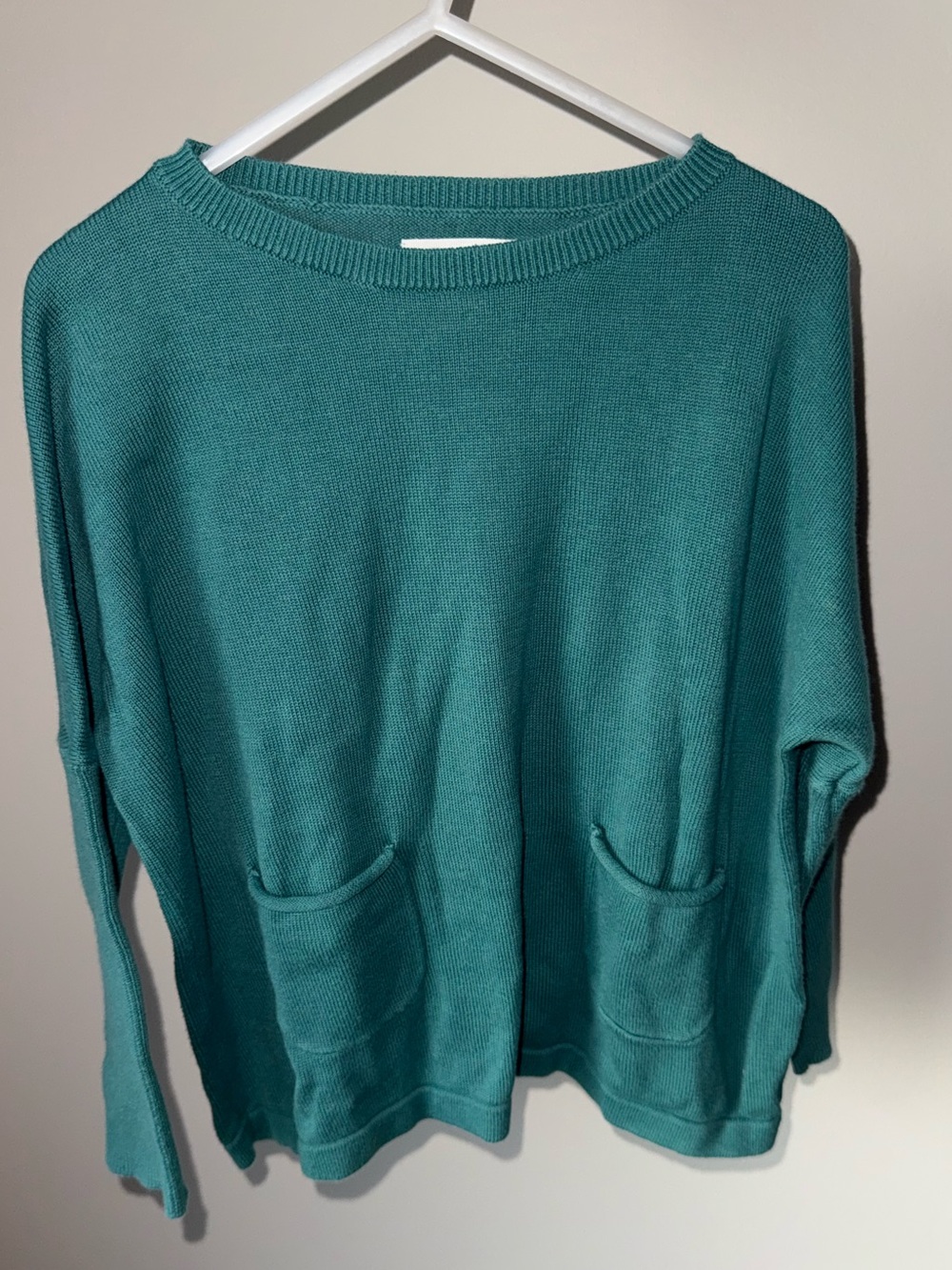 Garnet Hill Kids Crewneck Sweater with Front Pockets